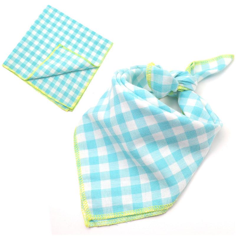 Fashionable Double Sided Cotton Pet Scarf