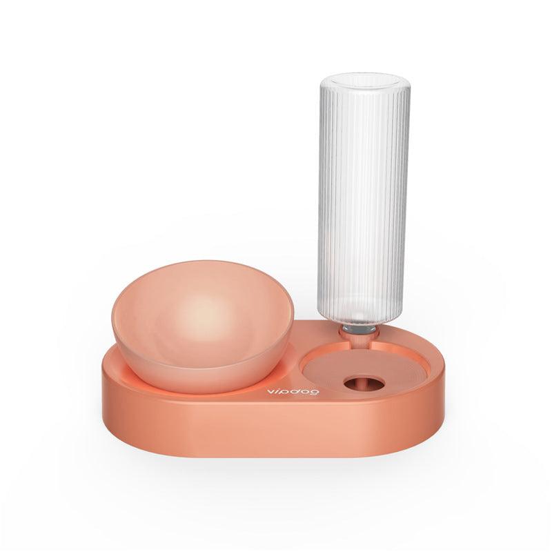 The All-In-One Pet Feeding Station: Automatic Double Bowl And Water Dispenser