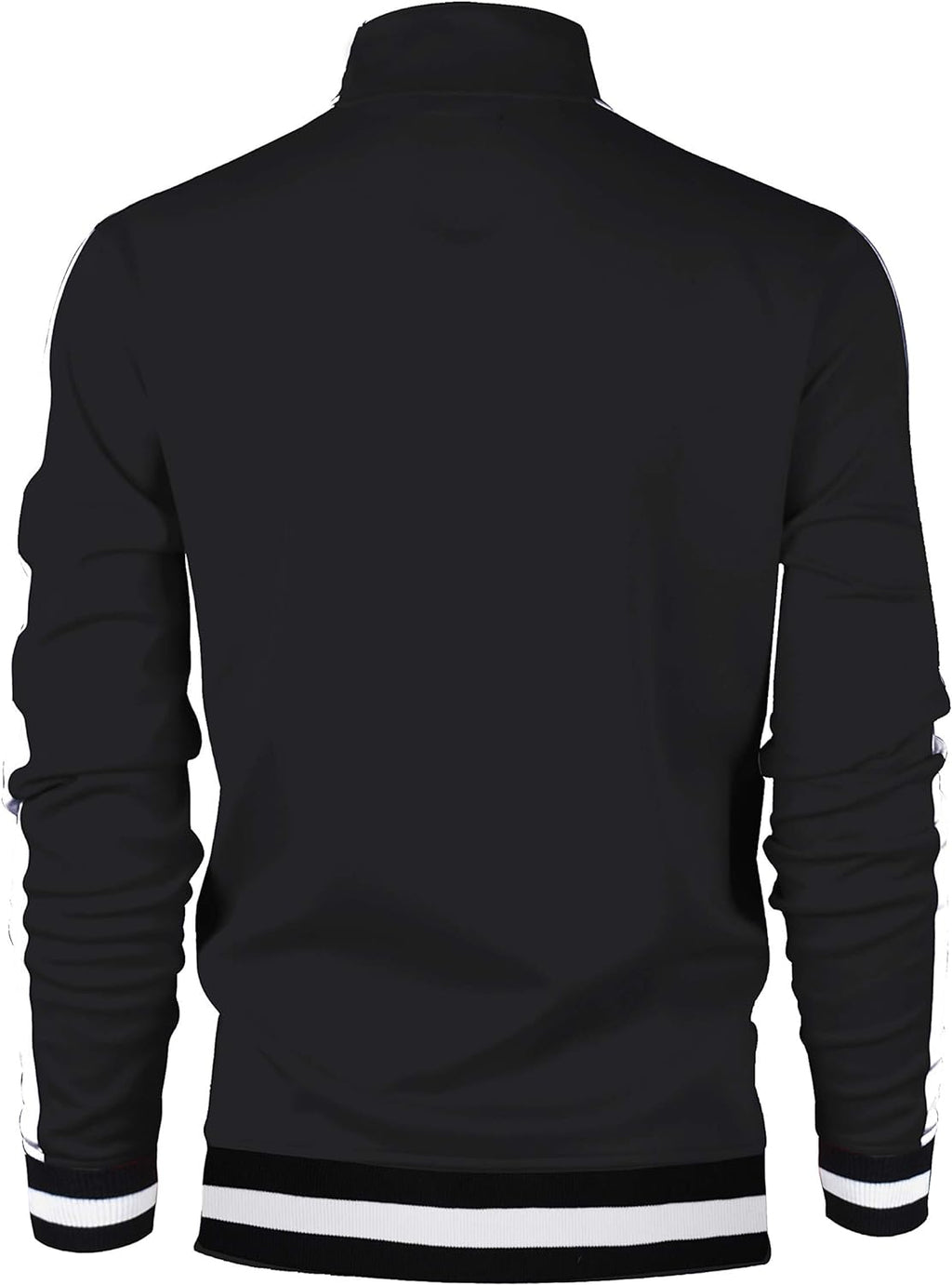 -TRACK JACKET Mens Urban Hip Hop Premium Track Jacket - Slim Fit Side Taping Sportswear Urbanwear Streetwear Top