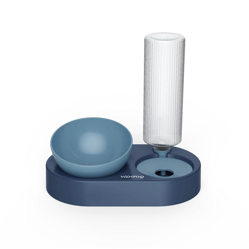 The All-In-One Pet Feeding Station: Automatic Double Bowl And Water Dispenser