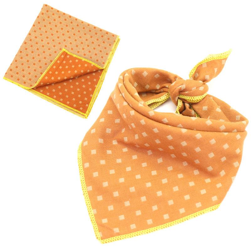 Fashionable Double Sided Cotton Pet Scarf