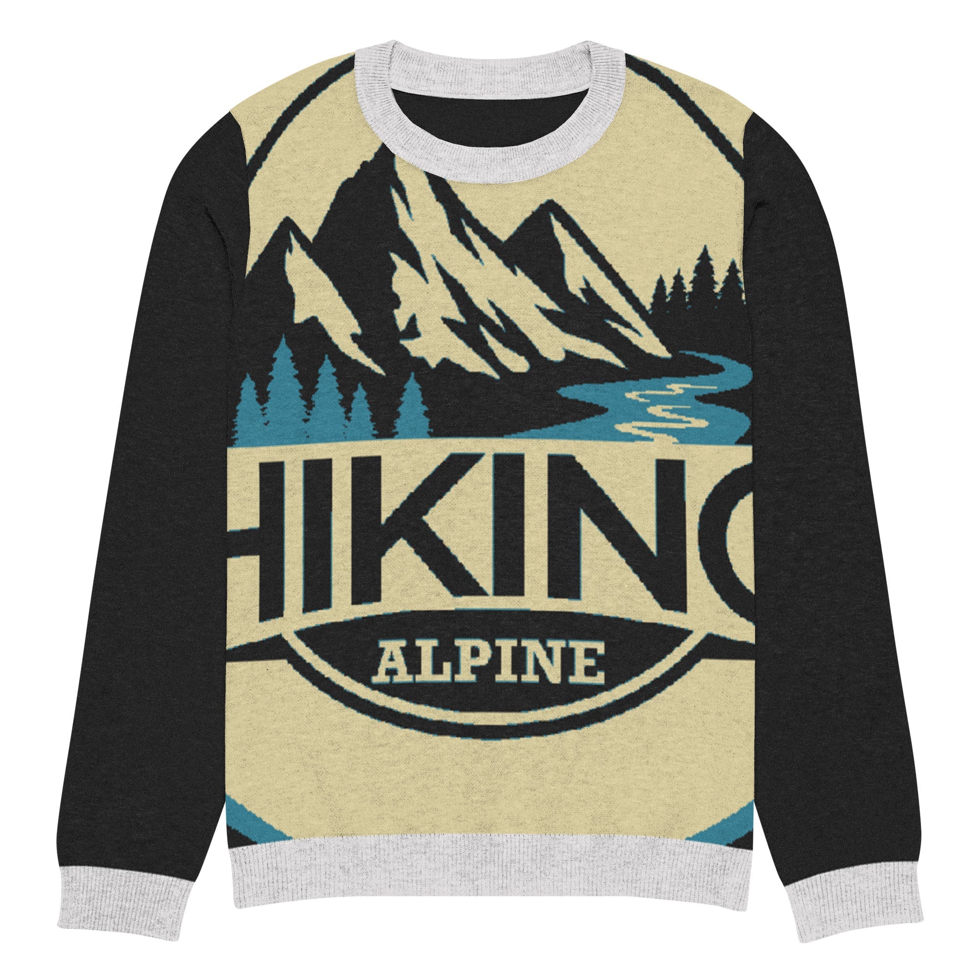 Hiking Alpine Knitted crew neck sweater