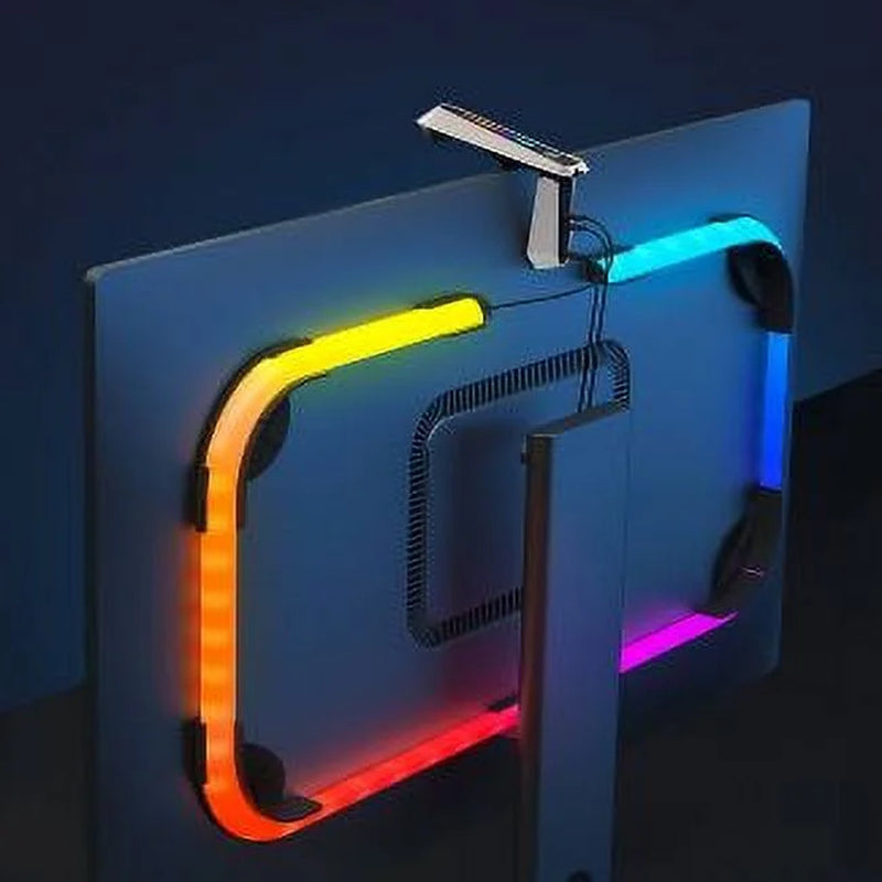 G1S Gaming Indoor LED Strip Light for 24‘’-32‘’Monitors with Camera, Gaming Lights, 42+ Scene Modes, Color Changing