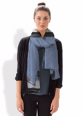 Modal Scarf. Art meets Fashion. Dogs on a Wall in Santorini, Greece